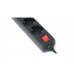 Мережевий фільтр живлення 3м REAL-EL REAL-EL RS-6 PROTECT USB Black (EL122300017)