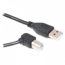 Кабель USB 2.0 (AM/BM) 1.8м Cablexpert (CCP-USB2-AMBM90-6) угловой