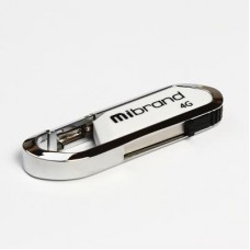 USB флеш накопичувач Mibrand 4GB Aligator White USB 2.0 (MI2.0/AL4U7W)