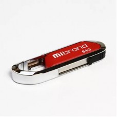 USB флеш накопичувач Mibrand 64GB Aligator Red USB 2.0 (MI2.0/AL64U7DR)