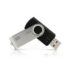 Флеш USB3.0  16ГБ GOODRAM Twister Black (UTS3-0160K0R11) метал, чорний