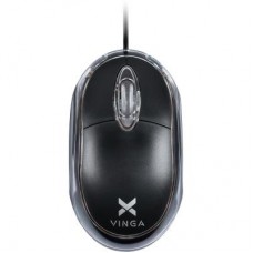 Мышь Vinga MS201BK Black USB, 1000dpi