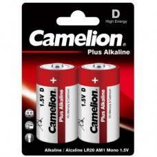 Батарейка Camelion D LR20/2BL Plus Alkaline (LR20-BP2)