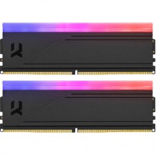 Модуль пам'яті для комп'ютера DDR5 64GB (2x32GB) 6400 MHz IRDM RGB Black Goodram (IRG-64D5L32/64GDC)