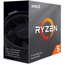 Процесор AM4 AMD Ryzen 5 3600 6 ядер / 12 потоків / 3.6-4.2ГГц / 32МБ / DDR4-3200 / PCIE4.0 / 65Вт / BOX (100-100000031BOX)