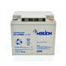 Батарея ДБЖ MERLION AGM GP12400M6 12V-40Ah (GP12400M6) 06016