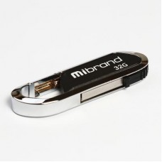 USB флеш накопичувач Mibrand 32GB Aligator Black USB 2.0 (MI2.0/AL32U7B)