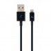 Кабель USB (AM/Lightning) 1.0м Cablexpert (CC-USB2P-AMLM-1M) 2.1А черный