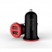 Зарядний пристрій ColorWay 2USB AUTO ID 3.4A (17W) red/black (CW-CHA026-BK)