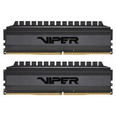 Модулі пам'яті DDR4  16GB (2x8GB) 3000MHz Patriot Viper 4 Blackout (PVB416G300C6K)