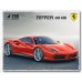 Килимок Podmyshku, із зображенням "Ferrari" 240x190x1.4 мм, ПВХ