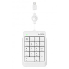 Клавіатура A4 Tech FK13 Fstyler Numeric Keypad White USB