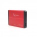 Зовнішня кишеня для HDD SATA 2.5" Gembird EE2-U3S-2-R USB3.0, червоний, алюміній