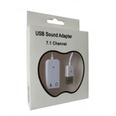 Звуковая карта USB (YT-SC-5.1/W) White 03351