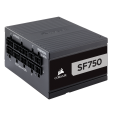 Блок живлення Corsair  750Вт SF750 (CP-9020186-EU) SFX, 92мм, APFC, 8xSATA, 80 PLUS Platinum, модульне підключення