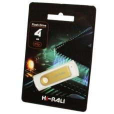 USB флеш накопичувач Hi-Rali 4GB Shuttle Series Gold USB 2.0 (HI-4GBSHGD)