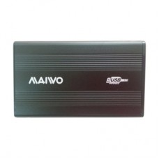 Кишеня зовнішня для HDD SATA 2.5" Maiwo K2501A-U2S Black USB2.0 на винтах алюм. чорн.