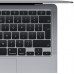 Ноутбук Apple MacBook Air M1 A2337 (MGN63UA/A) 13.3" Retina IPS (2560x1600) глянсовий / Apple M1 CPU / RAM 8 ГБ / SSD 256 ГБ / Apple M1 Graphics / без ОП / Wi-Fi / веб-камера / macOS Big Sur / 1.29 кг / сірий / підсвічування клавіатури / сканер відби