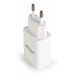 Зарядний пристрій 220V - USB EnerGenie (EG-UC2A-03-W) 1xUSB, 5V/2.1A White