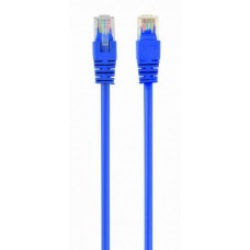 Патч-корд литой  1,5 м Cablexpert RJ45 UTP кат.5е синий (PP12-1.5M/B)