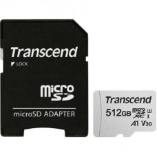 Карта пам'яті Transcend 512GB microSDXC Class 10 U3 (TS512GUSD300S-A)
