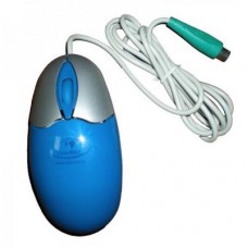 Мышка ViewNet MOU-886 (PS/2) (6282) синяя, шариковая, 520 dpi, PS/2