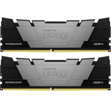 Модуль пам'яті для комп'ютера DDR4 64GB (2x32GB) 3200 MHz Fury Renegade Black Kingston Fury (ex.HyperX) (KF432C16RB2K2/64)