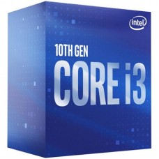 Процесор 1200 Intel Core i3-10100F 4 ядра / 8 потоків / 3.6-4.3ГГц / 6МБ / DDR4-2666 / PCIE3.0 / 65Вт / BOX (BX8070110100F)