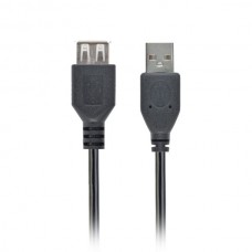 Подовжувач USB 2.0 (AM-AF) 0.75м Cablexpert (CC-USB2-AMAF-75CM/300-BK)