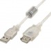 Удлинитель USB 2.0 (AM-AF) 2.0м Cablexpert (CCF-USB2-AMAF-TR-2M) с ферритовым фильтром