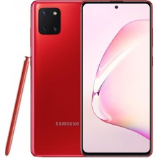 Смартфон Samsung Galaxy Note 10 Lite SM-N770 6/128GB Aura Red (SM-N770FZRDSEK) 6.7" (2400x1080) Super AMOLED / Samsung Exynos 9810 / ОЗУ 6 ГБ / 128 ГБ вбудованої + microSD до 1 ТБ / камера 12 + 12 + 12 Мп + 32 Мп / 4G (LTE) / Bluetooth / Wi-Fi / NFC 