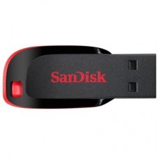 Флеш USB2.0  16ГБ SanDisk Cruzer Blade Black/Red (SDCZ50-016G-B35)