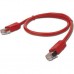 Патч-корд литой  3,0 м Cablexpert RJ45 UTP кат.5е красный (PP12-3M/R)