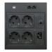 ДБЖ Powercom RPT-1500AP Schuko 1500VA, 900Вт, 4xSchuko, RJ45, USB, LCD (00210225)