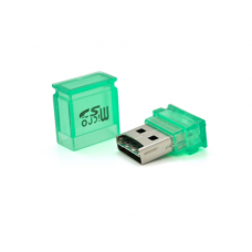 Кардридер зовнішній USB2.0 Voltronic MicroSD, Mix color (NX-CN-MSDG/TP) 09767