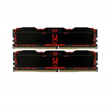 Модулі пам'яті DDR4  16GB (2x8GB) 2666MHz GOODRAM Iridium X Black (IR-X2666D464L16S/16GDC)