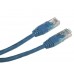 Патч-корд литой  1,0 м Cablexpert RJ45 UTP кат.5е синий (PP12-1M/B)