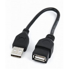 Удлинитель USB 2.0 (AM-AF) 0.15м Cablexpert (CCP-USB2-AMAF-0.15M)