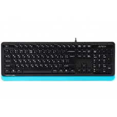 Клавиатура A4 Tech FK10 Fstyler Sleek MMedia Comfort Black+Blue USB