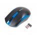 Мишка A-4 Tech  G3-200N USB Black+Blue бездротова V-Track 1000dpi