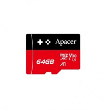 Карта пам'яті Apacer 64GB microSD class 10 UHS-I U3 (AP64GMCSX10U7-RAGC)