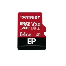Карта пам'яті Patriot 64GB microSD class 10 UHS-I U3 V30 A1 (PEF64GEP31MCX)