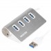 Концентратор USB 3.0 Maxxter 4хUSB3.0 Silver (HU3A-4P-01) 