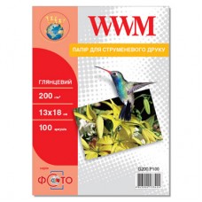 Фотопапір WWM 13x18 (G200.P100)
