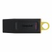 Флеш USB3.2 128ГБ Kingston DataTraveler Exodia Black/Yellow (DTX/128GB)