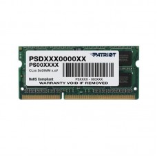 Модуль пам'яті SO-DIMM DDR3L  4GB 1600MHz Patriot Signature Line (PSD34G1600L81S) CL11 / 1.35В