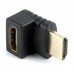 Перехідник HDMI M - HDMI F Cablexpert (A-HDMI270-FML) кутовий, з'єднувач, 270 градусів