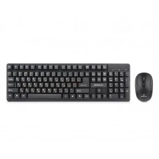 Комплект клавиатура+мышь REAL-EL Standard 550 Kit USB, черный, беспроводной (EL123100024)