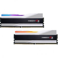 Модуль пам'яті для комп'ютера DDR5 32GB (2x16GB) 7600 MHz Trident Z5 RGB Silver G.Skill (F5-7600J3646G16GX2-TZ5RS)