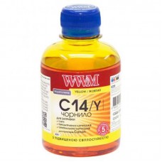 Чернила WWM  (200 г) CANON CLI-471Y/CLI-451 Yellow (C14/Y) светостойкие